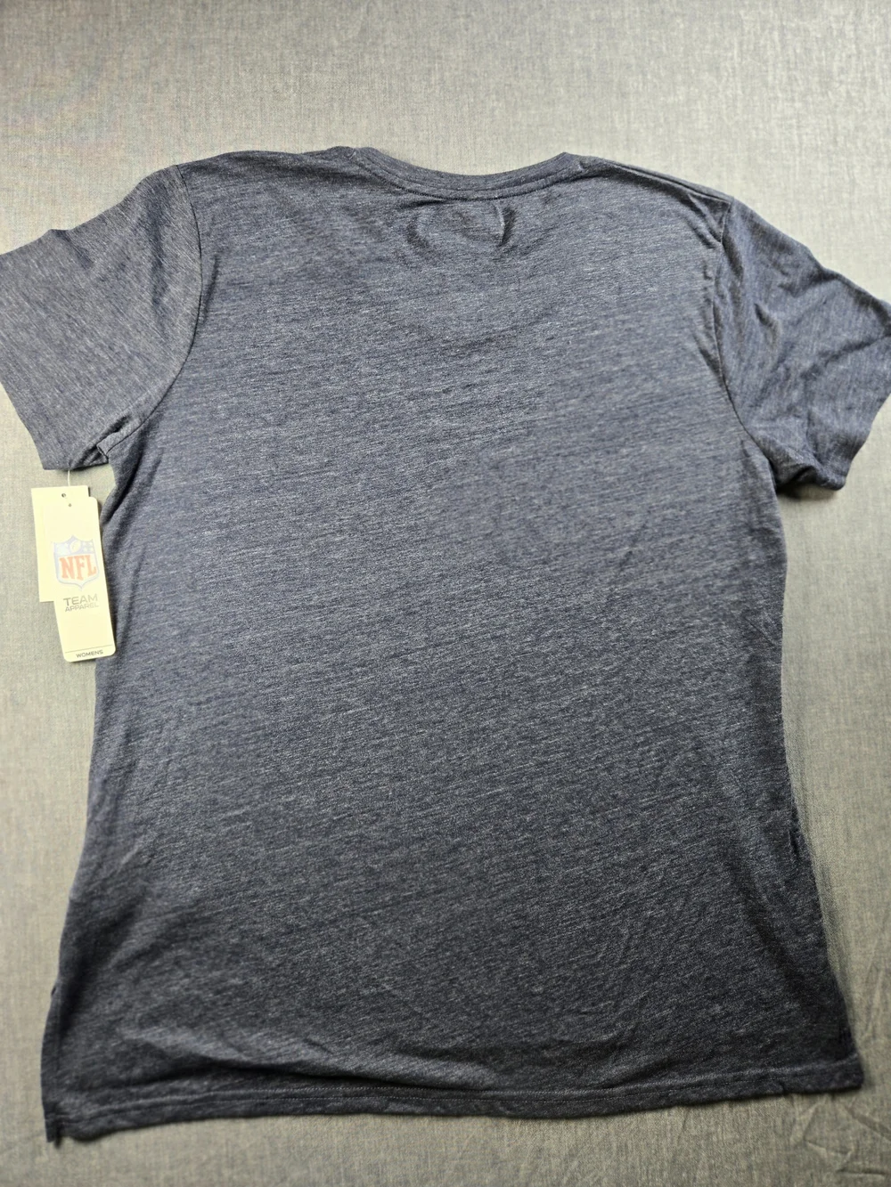 NFL Women's Navy Heather Crewneck Shirt - Picture 8 of 8